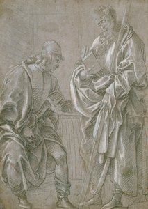 Apostel en jeugd door Filippino Lippi